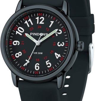 Watches for Women, Analog Quartz Ladies Watches for Students Women and Men, 30M Waterproof Military Time Luminous Easy-Read Dial